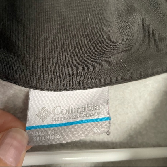 Columbia Gray Quarter Zip Sweatshirt Pullover Size XL - Picture 5 of 5